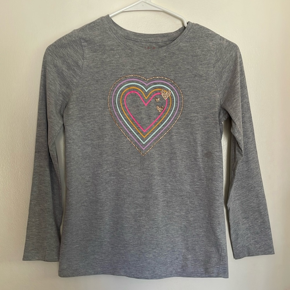 Girls Cat & Jack long sleeves top. L (10/12)